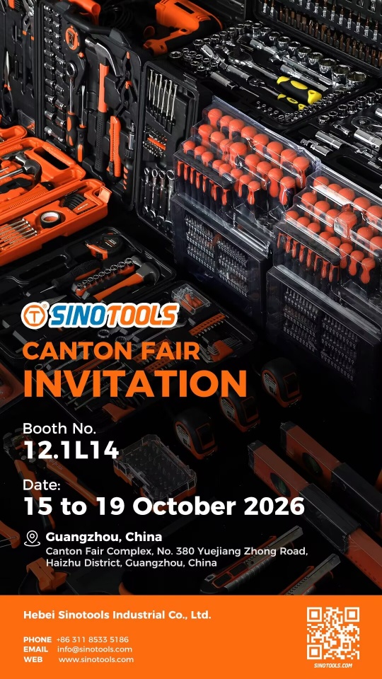 Sinotools to Exhibit Hand Tools at the 2026 Canton Fair